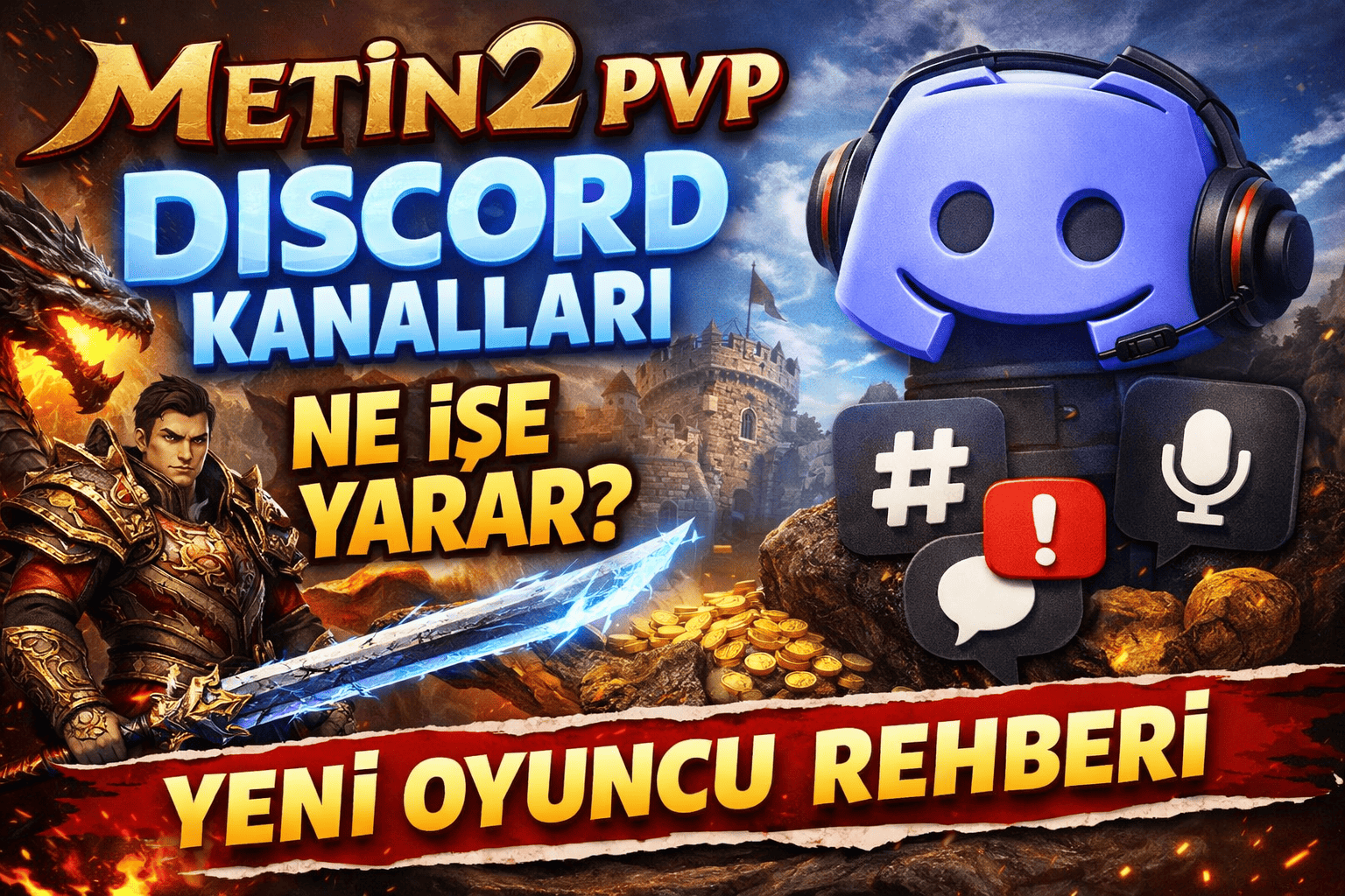Metin2 PVP Discord Kanalları Ne İşe Yarar? Yeni Oyuncu Rehberi